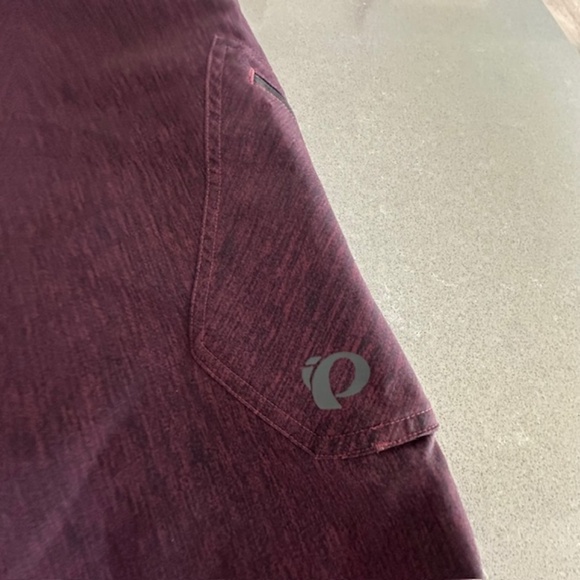 Men's Pearl Izumi XXL Cargo Padded Cycling Bike Shorts Maroon-Barely worn - Picture 7 of 12